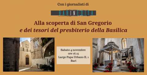 Bari, 4 novembre: alla scoperta di San Gregorio e dei tesori del presbiterio della Basilica
